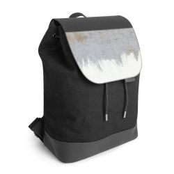 Backpack with flap black