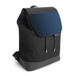 Backpack with flap black