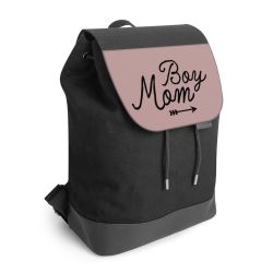 Backpack with flap black