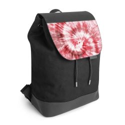 Backpack with flap black