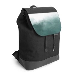 Backpack with flap black