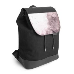 Backpack with flap black