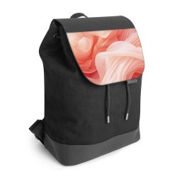 Backpack with flap black