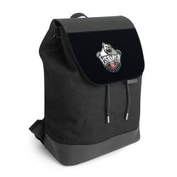 Backpack with flap black