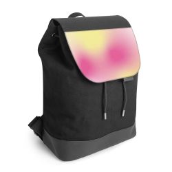 Backpack with flap black