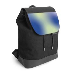 Backpack with flap black