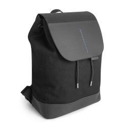 Backpack with flap black