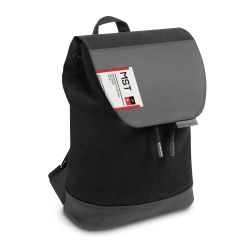 Backpack with flap small Black