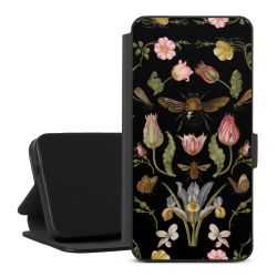 Fleurs Sauvages et Abeilles Fond Noir