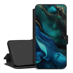 Encre bleue et dorée