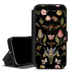 Wildblumen und Biene Schwarz