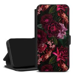 Donkerrode en roze bloemen