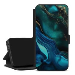 Encre bleue et dorée