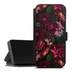 Donkerrode en roze bloemen