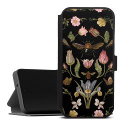 Wildblumen und Biene Schwarz