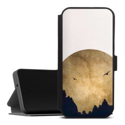 Twee vogels en de maan