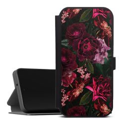Dunkelrote und rosa Blüten