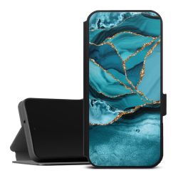 Eisblaue Marmor Landschaft