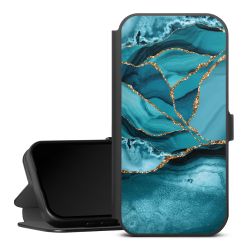 Eisblaue Marmor Landschaft