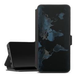 Mappa del mondo con luce notturna