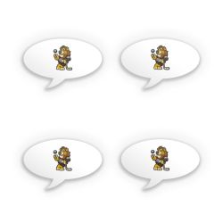 Sticker Sprechblase Stickerset