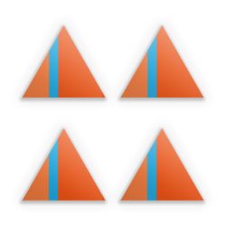 Sticker Set triangle