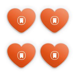 Sticker Herz Stickerset