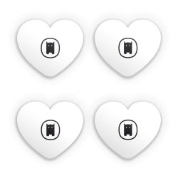 Sticker Herz Stickerset