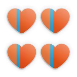 Sticker Herz Stickerset