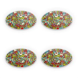 Sticker Set oval