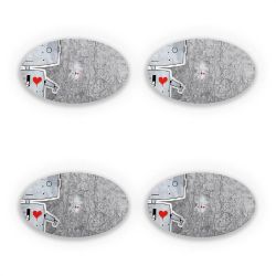 Sticker Set oval