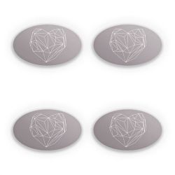 Sticker Set oval