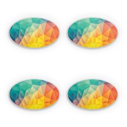 Sticker Set oval