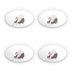 Sticker Set oval