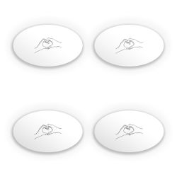 Sticker Set oval