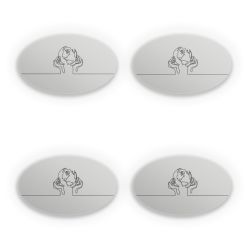 Sticker Set oval