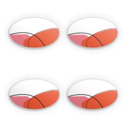 Sticker Set oval