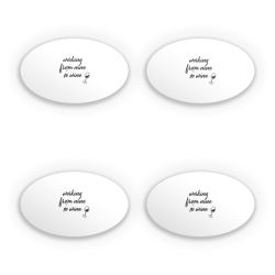 Sticker Set oval