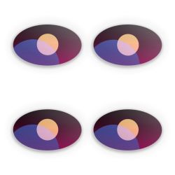 Sticker Set oval