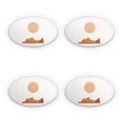 Sticker Set oval