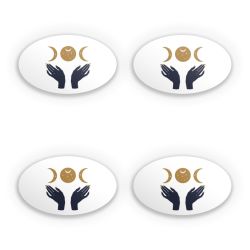 Sticker Set oval