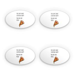 Sticker Set oval