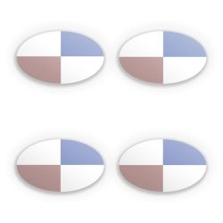 Sticker Set oval