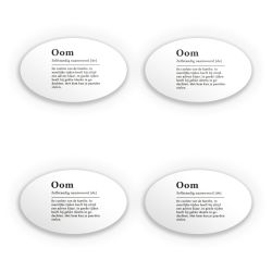 Sticker Set oval