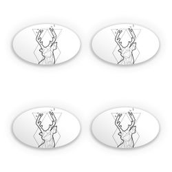 Sticker Set oval