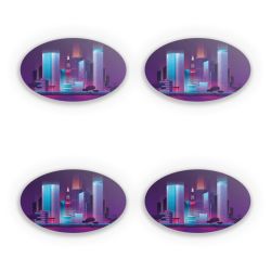 Sticker Set oval