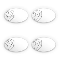 Sticker Set oval