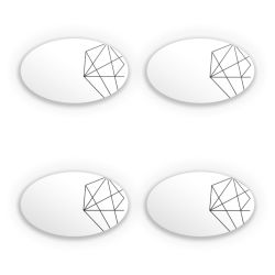 Sticker Set oval