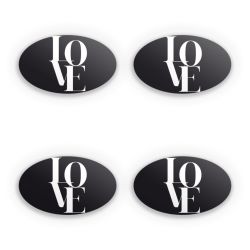 Sticker Set oval