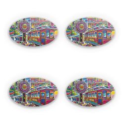 Sticker Set oval